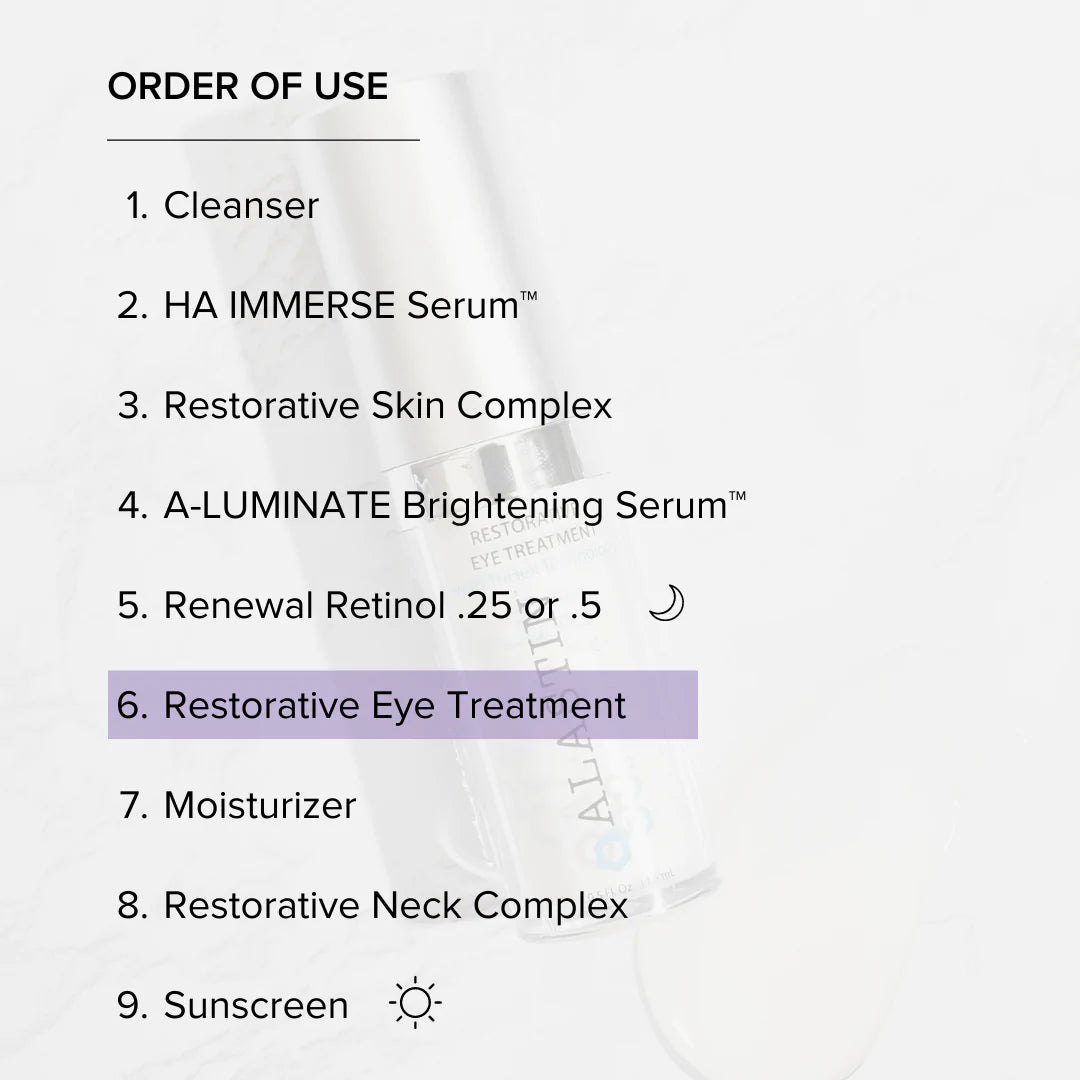 Restorative Eye Treatment with TriHex Treatment